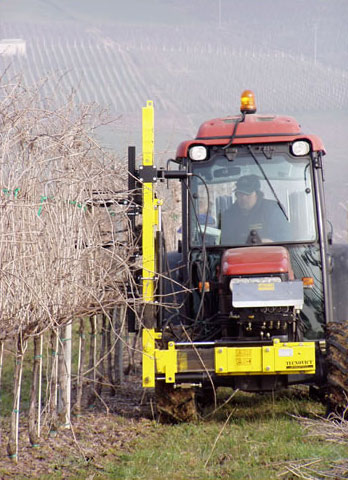 Vineyard prepruner equipment